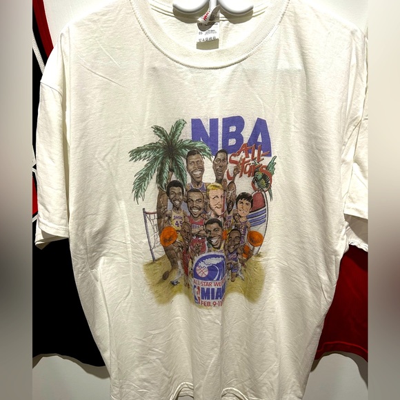 1990 Allstar game cartoon print - Picture 2 of 2